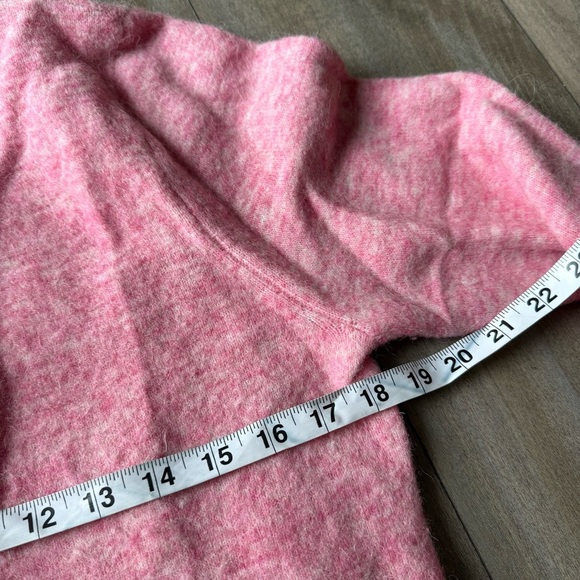 & other stories alpaca wool blend crewneck sweater pink - Picture 4 of 6